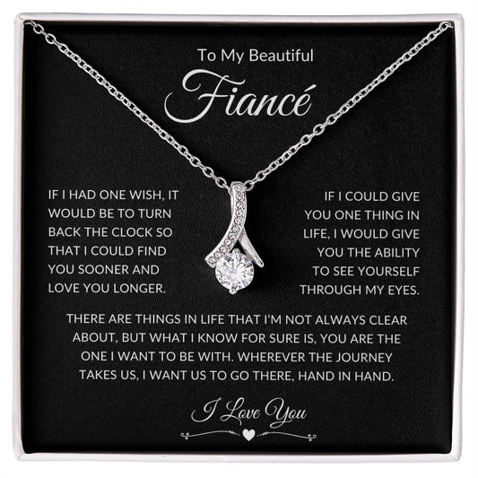 To My Beautiful Fiancè /Alluring Beauty Necklace /Wedding Gift